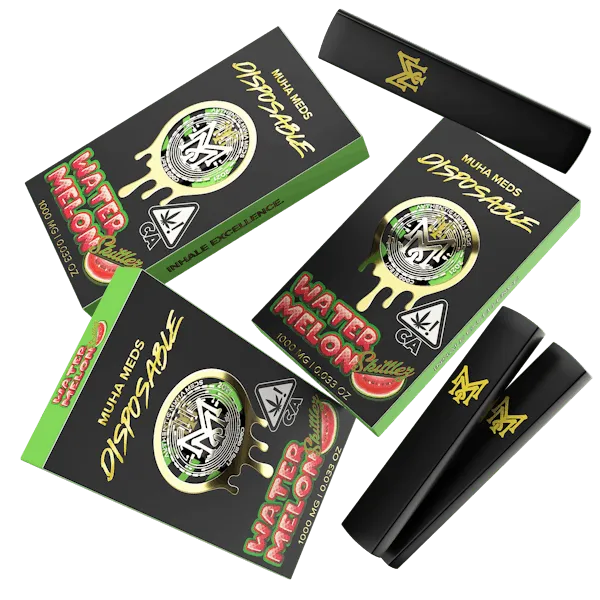 Muha Meds Watermelon Skittlez 1000mg Disposable