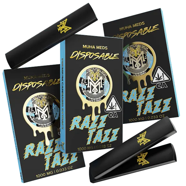 Muha Meds Razz Tazz 1000mg Disposable