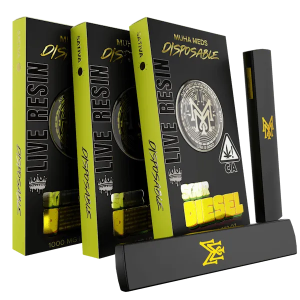 Muha Meds Sour Diesel Live Resin Dispo