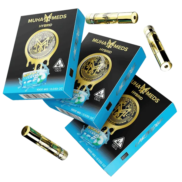 Muha Meds Apple Gelato Ice Distillate Cart 1g
