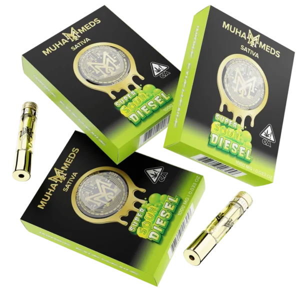 Muha Meds Super Sour Diesel Distillate Cart 1g
