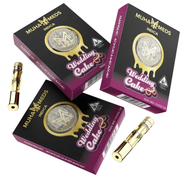 Muha Meds Wedding Cake Distillate Cart 1g