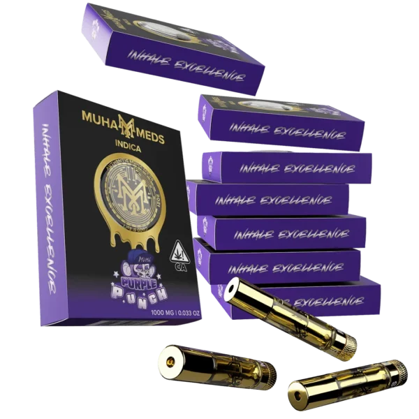 Muha Meds Purple Punch Distillate Cart 1g
