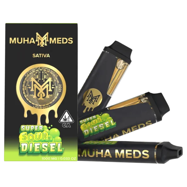 Muha Meds Super Sour Diesel 1000mg Disposable