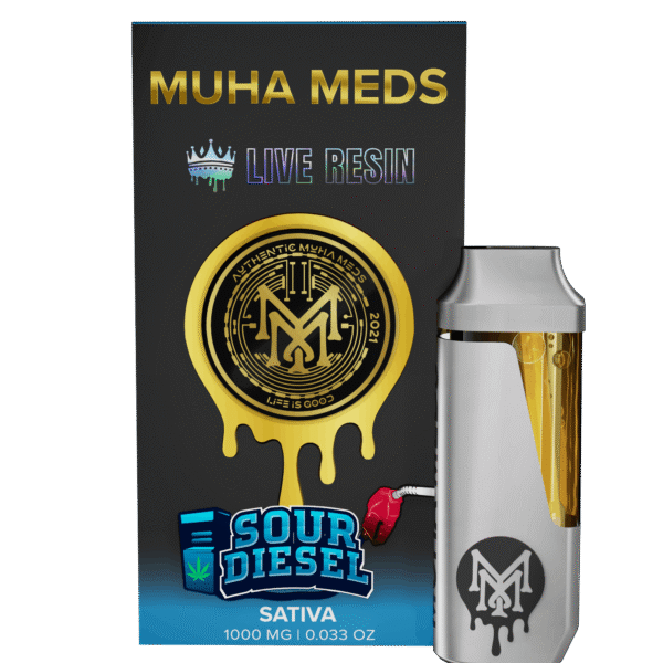 Muha Meds Sour Diesel Live Resin Disposable