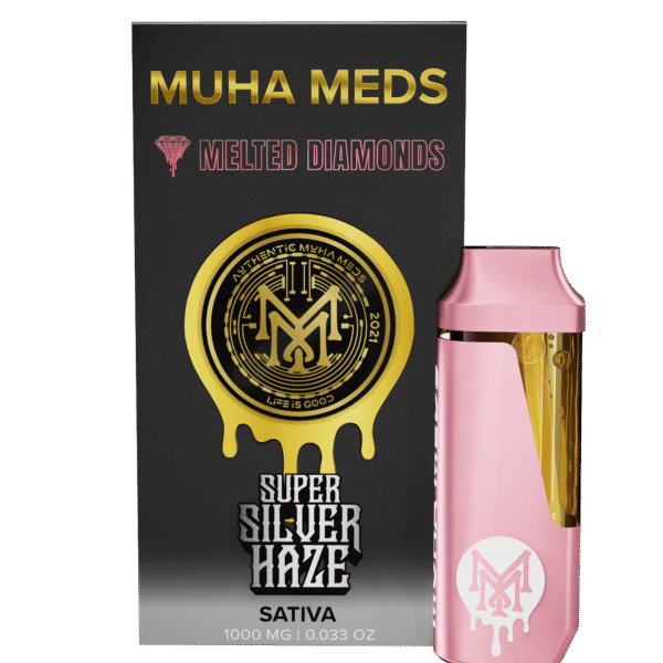Muha Meds Super Silver Haze Melted Diamonds Disposable
